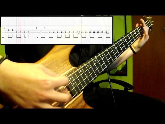 Queen - Under Pressure (Bass Cover) (Play Along Tabs In Video) class=