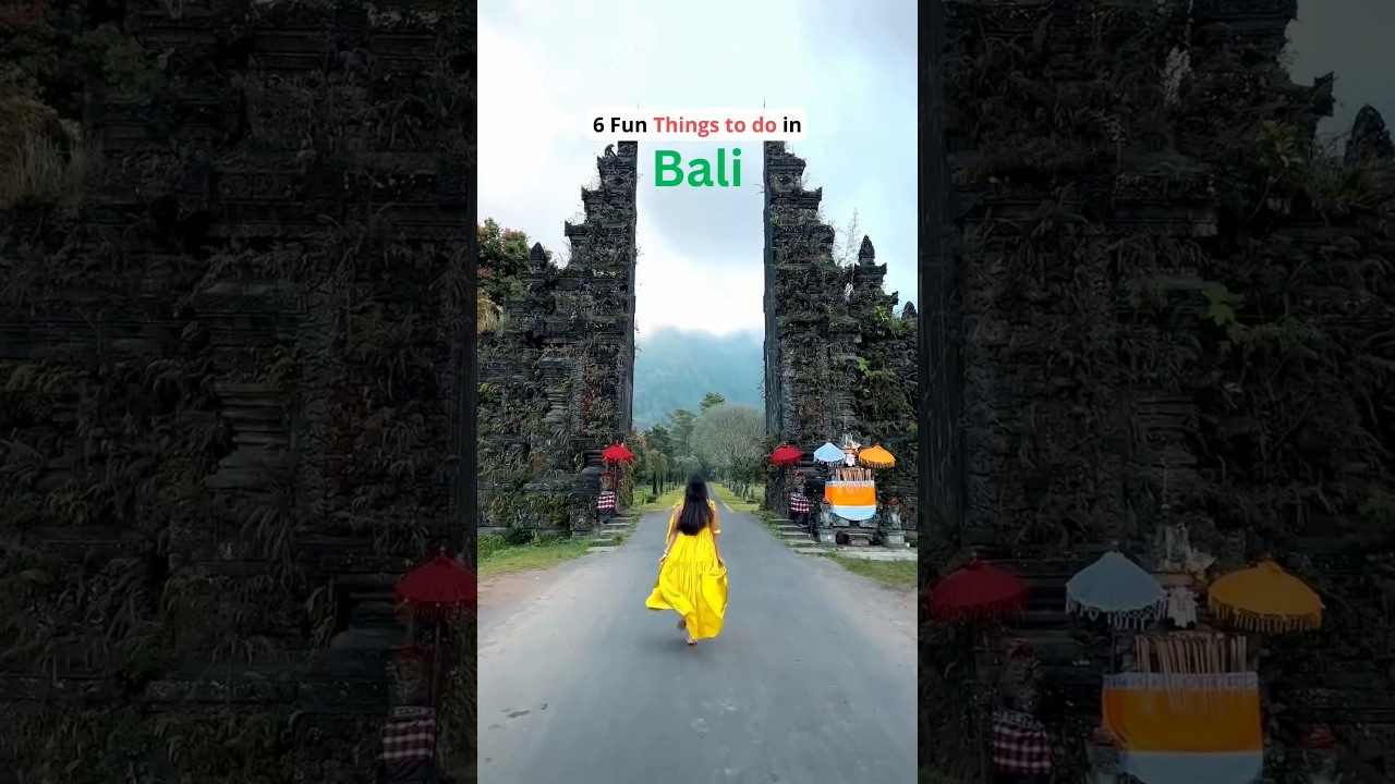 6 Things to do in Bali📍