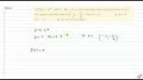 IIT JEE APPLICATION OF DERIVATIVES If `f(x)=x^3+4x^2+lambdax+1` is a monotonically decreasing fun...