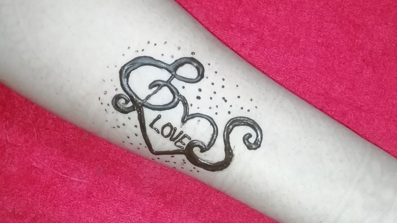 SS letter couple tattoo design  S love mehndi tattoo mehndi design Tattoo  designs   YouTube