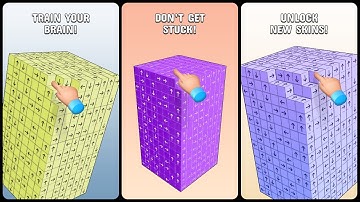 Tap to Unblock 3d Cube Away Game Gameplay Android Mobile