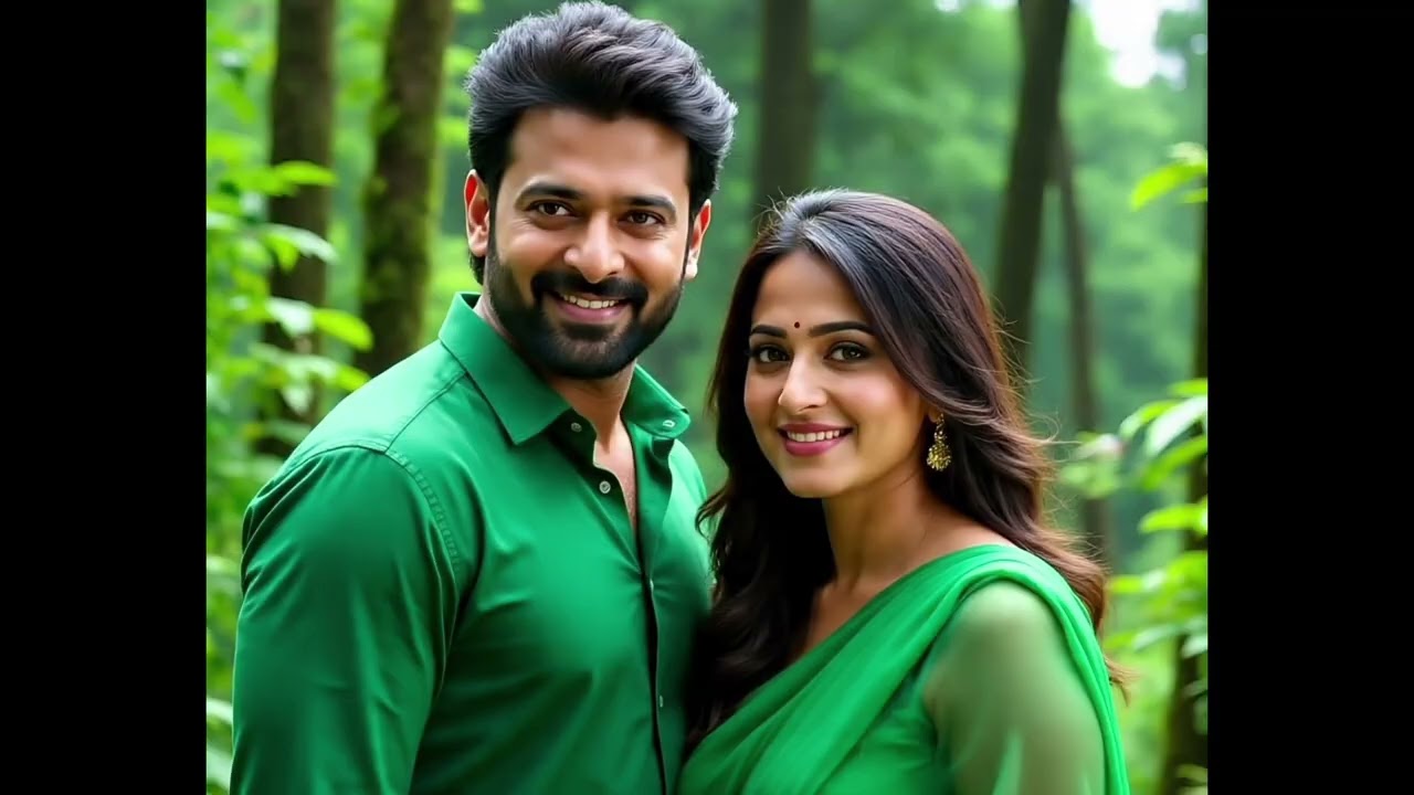 Prabhas and Anushka shetty in Timeless Verdure/ Elegant Evergreen Duo😍❤