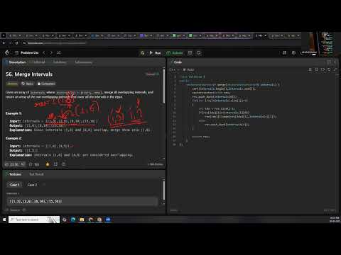 📅 Leetcode 56 - Merge Intervals | Sorting + Merging Explained | Amazon Interview Prep