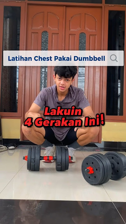 Tips Latihan Chest Pakai Dumbbell #tips #manfaatolahraga #olahraga #samasamabelajar #workout