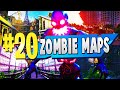 TOP 20 Best ZOMBIES Creative Maps In Fortnite | Fortnite Zombie Map CODES