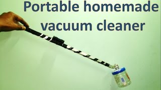 How to make a small vacuum cleaner at home