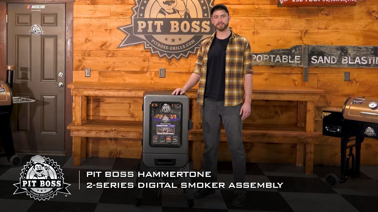 pit boss hammertone 2 series electric smoker