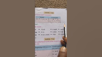 Vowels and consonants.... concern.