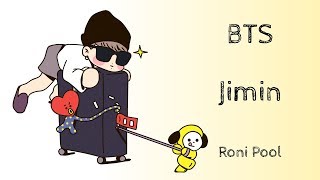 [BTS Fanart] Jimin Airport Chibi speed Drawing - Roni Pool
