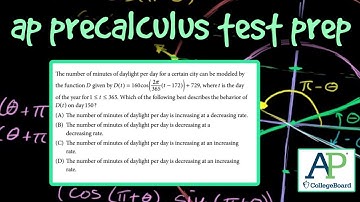 AP Precalculus Test Prep - Increasing at a Decreasing Rate (with Calculator) (Multiple Choice)