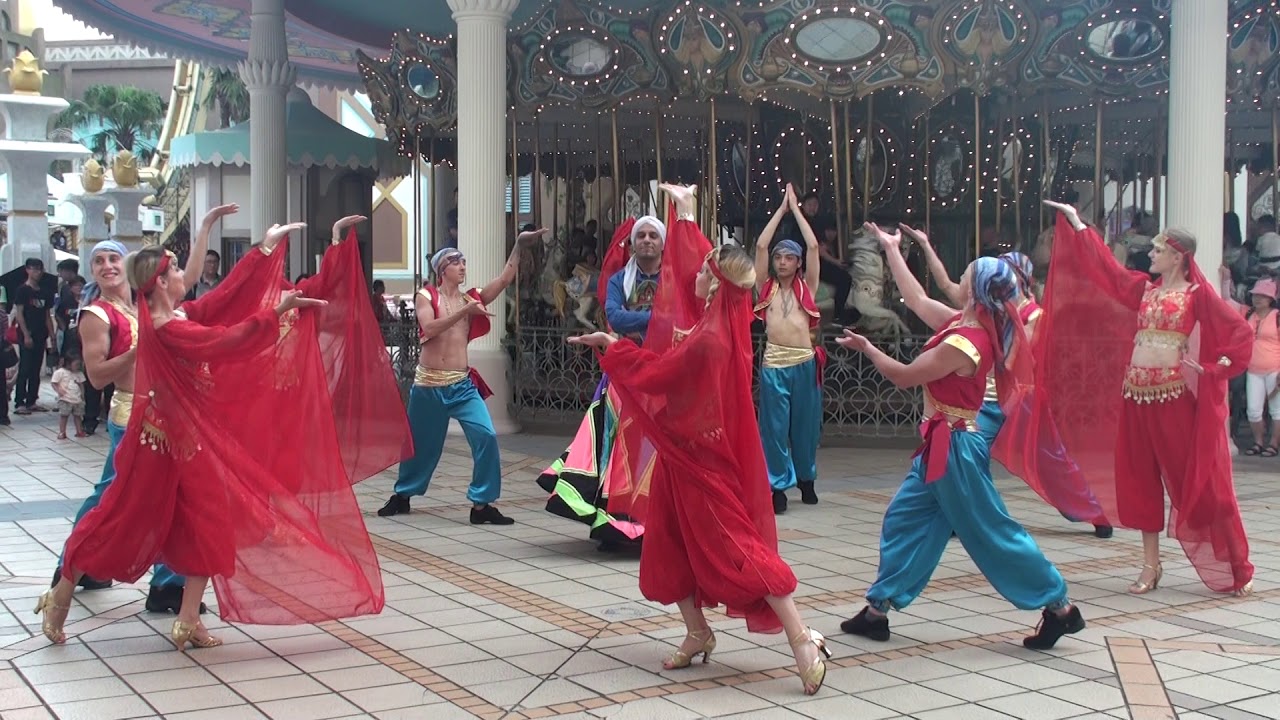 20170716 六福村阿拉伯皇宮前表演