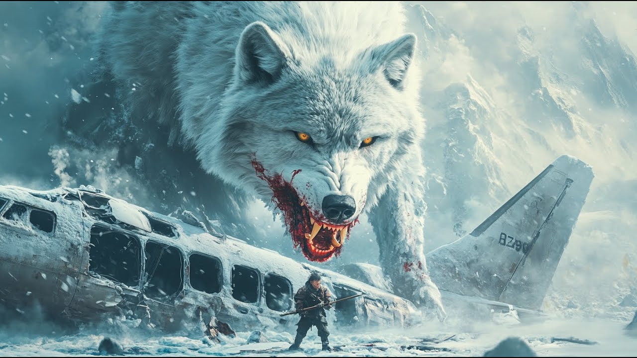 【2025 Newest Movies】Plane crash! Mutant wolf pack bloodbath, father risks life to save his daughter!