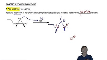 Acid Catalyzed Epoxide Ring Opening