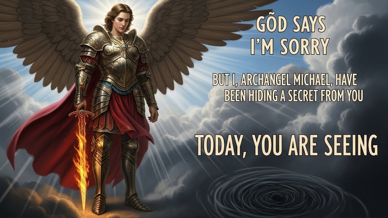 I'M SORRY.... BUT I, ARCHANGEL MICHAEL, HAVE BEEN HIDING A SECRET FROM YOU TODAY, YOU ARE SEEING
