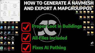 How to Generate a Navmesh and a MapGroupPOS for your DayZ Map! #dayzmodding #mapping