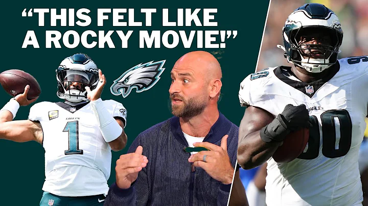 The NFC still runs through Philly! | Jordan Davis's blocked FG helps Eagles finish comeback vs Rams