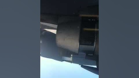 C-17 testing the reverse thrusters in-flight.