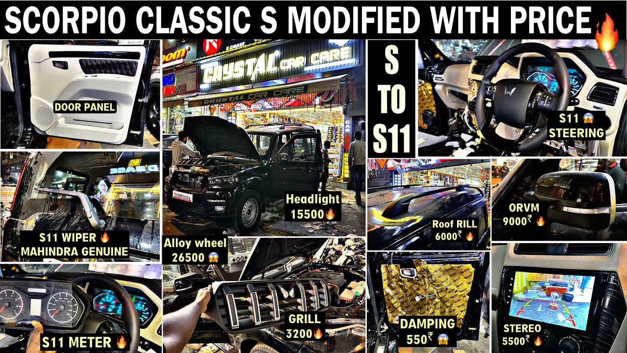 Scorpio classic modified 🔥 Scorpio S to S11 😱 Scorpio headlight 😱