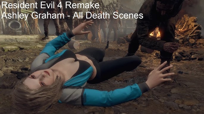 RESIDENT EVIL 4 REMAKE ALL ASHLEY GRAHAM CUTSCENES 【4K60ᶠᵖˢ】 