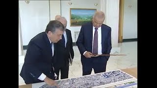 Уникальные кадры: Каримов и Мирзиёев обсуждают изменения в облике Ташкента
