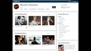 Bloom's Literature