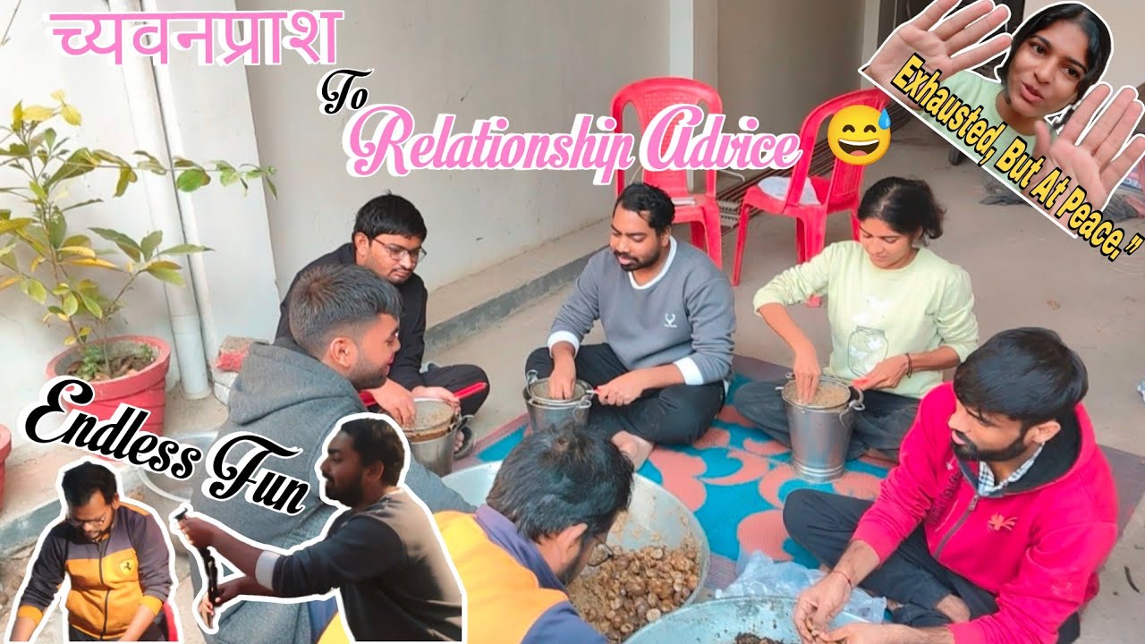 Chyawanprash🧘, Friends❤️, Fun🤪 and Free Relationship Advice 😅||Full College Vibes ✨||Full BAMS Vibes