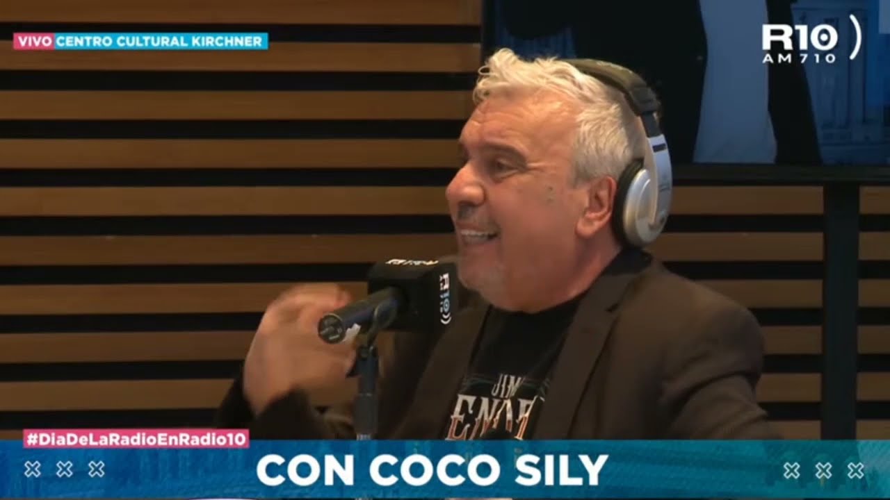 Santiago Cafiero | Con el Coco Sily y equipo en Radio 10 - 101 años de la  Radio - YouTube