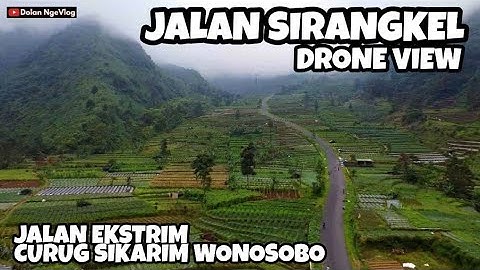 Drone View Swiss Van Java, Jalan Curug Sikarim Wonosobo Part 1 || #DolanNgeVlog