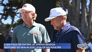 JC Deacon breaks down dynamic of having Luke Poulter, son of Ian, on Florida golf team
JC Deacon breaks down dynamic of having Luke Poulter, son of Ian, on Florida golf team JC Deacon breaks down dynamic of having Luke Poulter, son of Ian, on Florida golf team