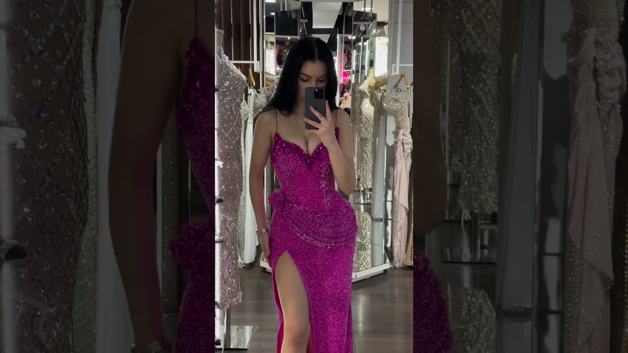 Oknass Sleeveless Long Prom Dress With Split 