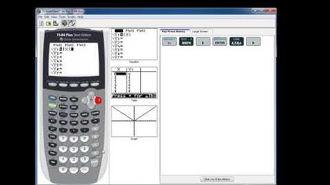 Graphing an Absolute Value Equation using a TI 84 Calculator