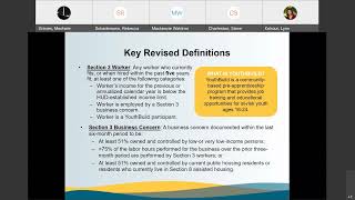 Section 3 Webinar: 24 CFR Part 75