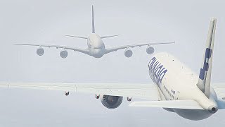 Due to intense Fog Pilot doesn't realize Another Plane Coming -- Wings collided in fog due to clouds
