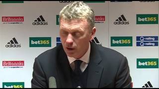 Moyes gets ANGRY about Fellaini headbutt | Everton v Stoke City 1-1 | Premier League | 16-12-2012