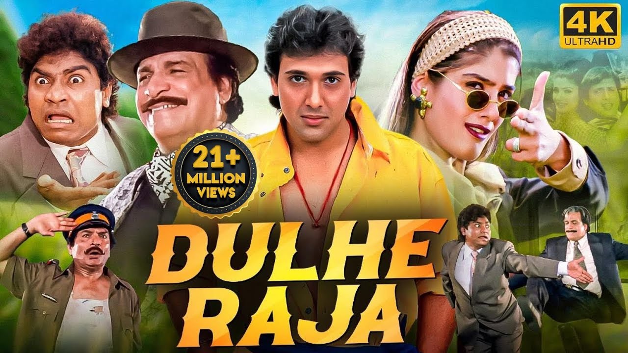 DULHE RAJA 1998 Full Hindi Movie In 4K  Govinda Raveena Tandon  Bollywood Comedy Movie