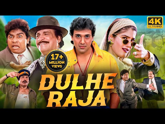 DULHE RAJA (1998) Full Hindi Movie In 4K | Govinda, Raveena Tandon | Bollywood Comedy Movie class=