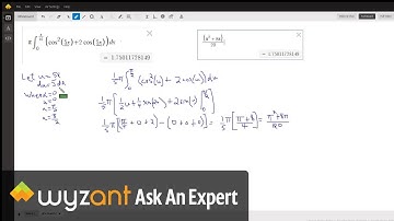 Find volume of revolution for a region bounded by cos(5x) from 0 to pi/10 revolved around y=-1.