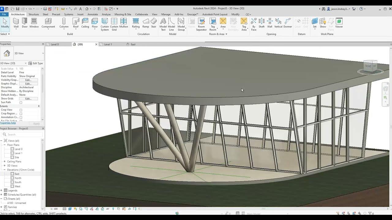 Slanted Columns and Walls in Revit YouTube