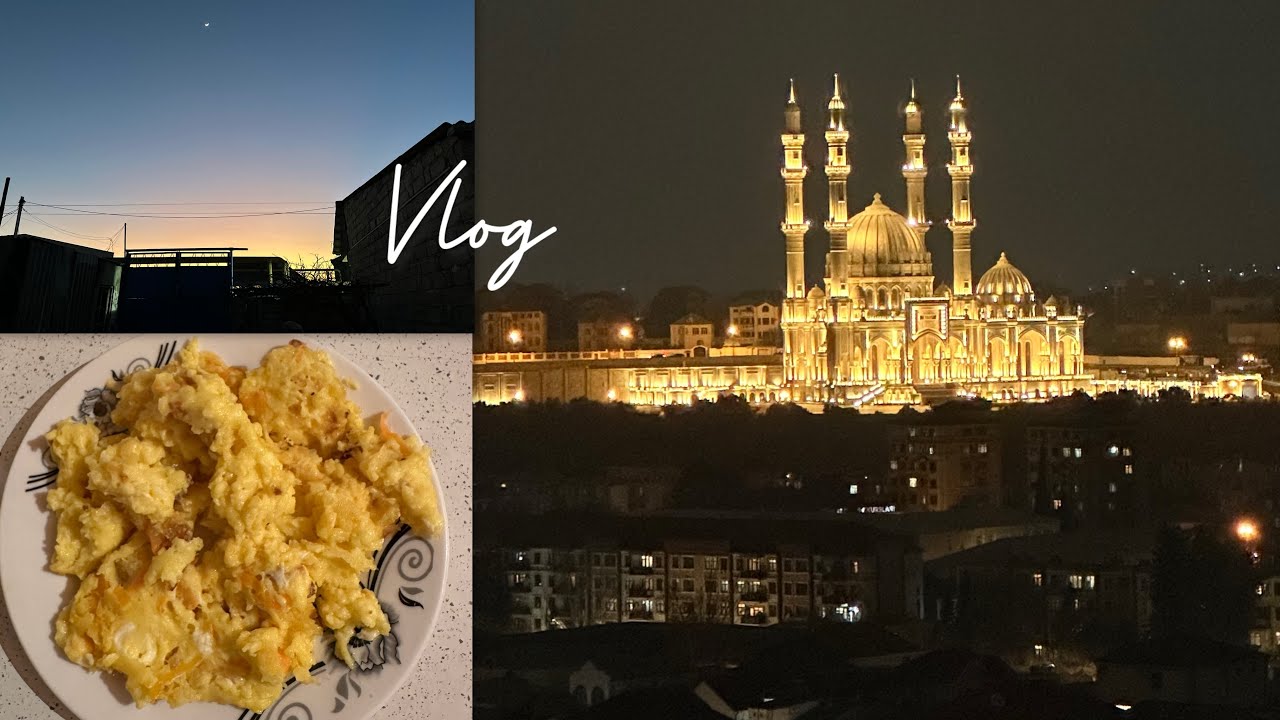 Ev işləri | Ramazan ayı 2026 🕋🤲 | tikişlər və qızım üçün şam yeməyi 👧🏻💗 