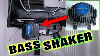 I Wired a BIG BASS SHAKER To My Chair!