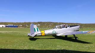 de havilland chipmunk first flight after 18 year rebuild.