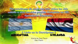 Holanda vs Argentina Semifinal Partido Completo HD