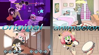 especial spy x family,bed Time x toy boy animacion vs original