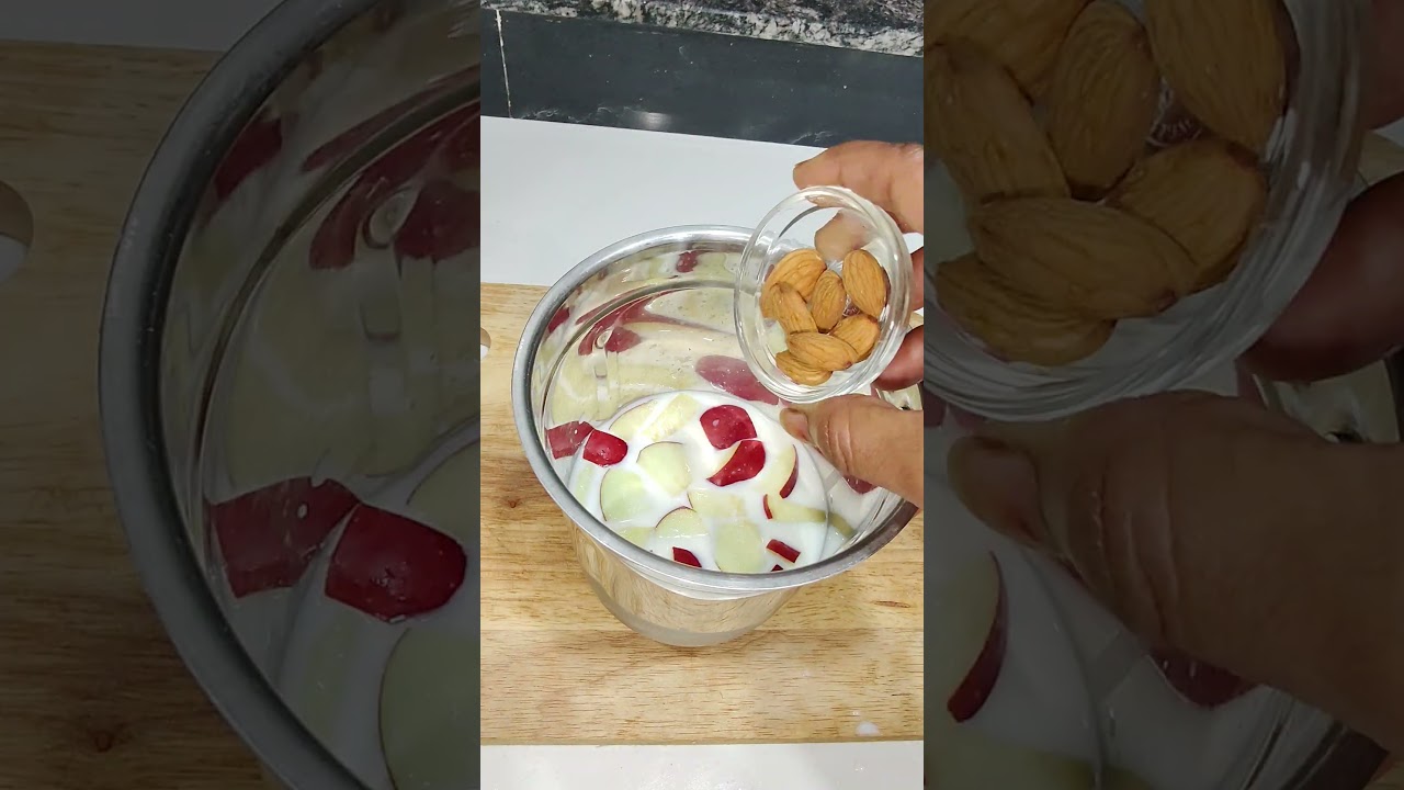 Apple Milkshake | 2 Minute Recipe | Healthy & Tasty | Vrat Special drink 