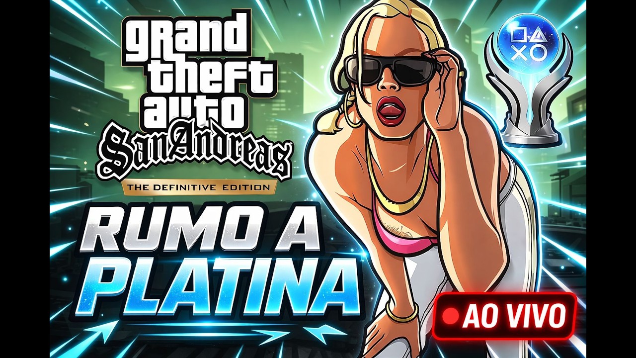 10 MIL INSCRITOS 1A LIVE!!!!PLATINANDO GTA SAN ANDREAS (PS5 Pro)
