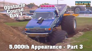 5000th Appearance 1989  Part 3 Obstacle Course Day 1  BIGFOOT Monster Truck