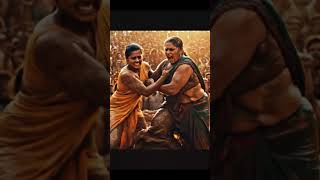 Fierce Hairpulling, Wrestling Catfight Between Two Beautiful Women From An Indian Village.