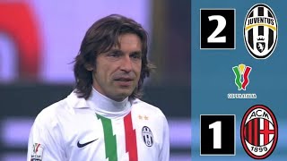 من الذاكرة : ميلان ويوفينتوس /ذهاب نصف نهائى كأس ايطاليا موسم 2011-2012/ جودة عالية /رؤوف خليف