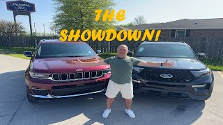2024 Jeep Grand Cherokee L vs. 2024 Ford Explorer ST comparison The Showdown!