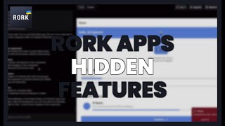 RORK APP'S HIDDEN FEATURES THAT BOOST YOUR PRODUCTIVITY